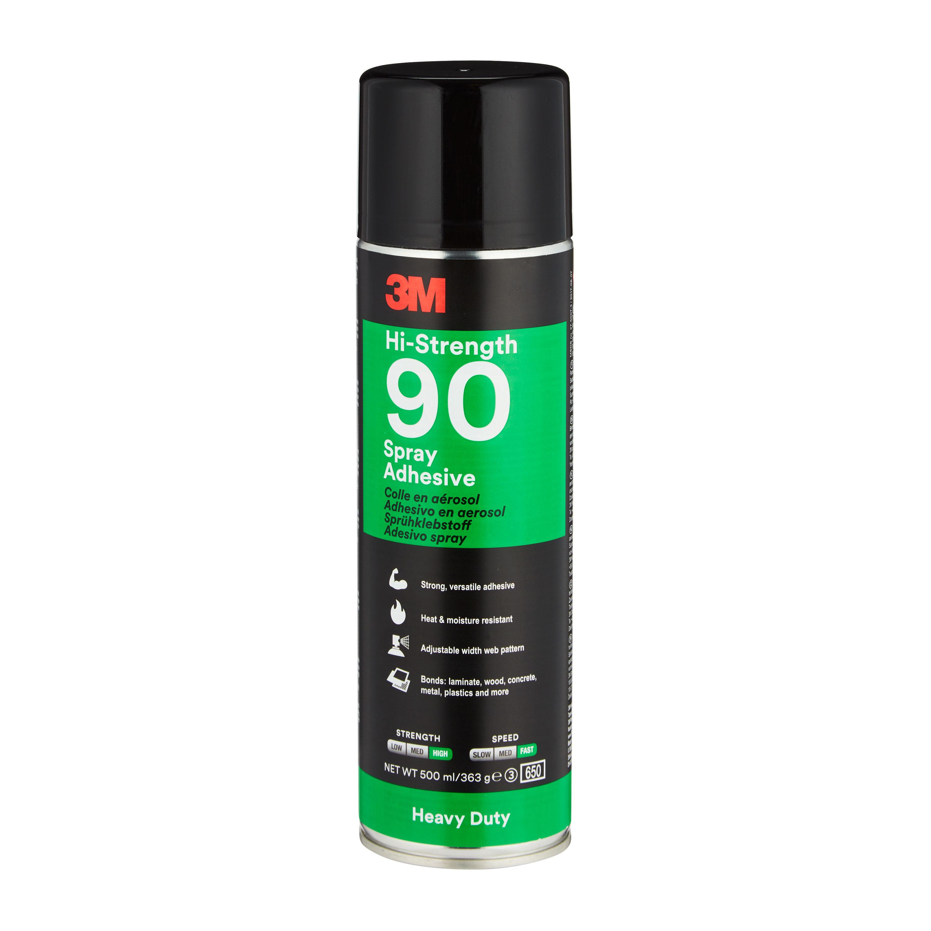 3M 90 Hi-Strength Spray Adhesive, 499gm - Adhesives, Coatings