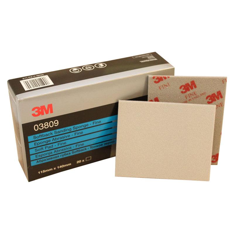 3M 3809 Softback Sand/Sponge Fine (20 per carton)