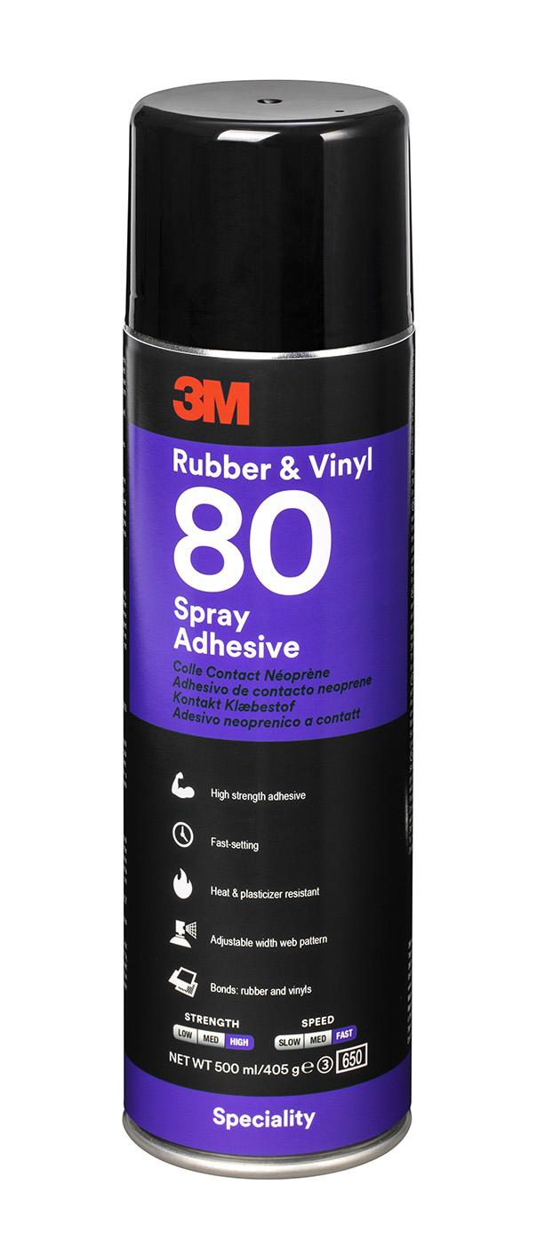 3M Rubber & Vinyl Spray Adhesive 80 510g - Adhesives Coatings