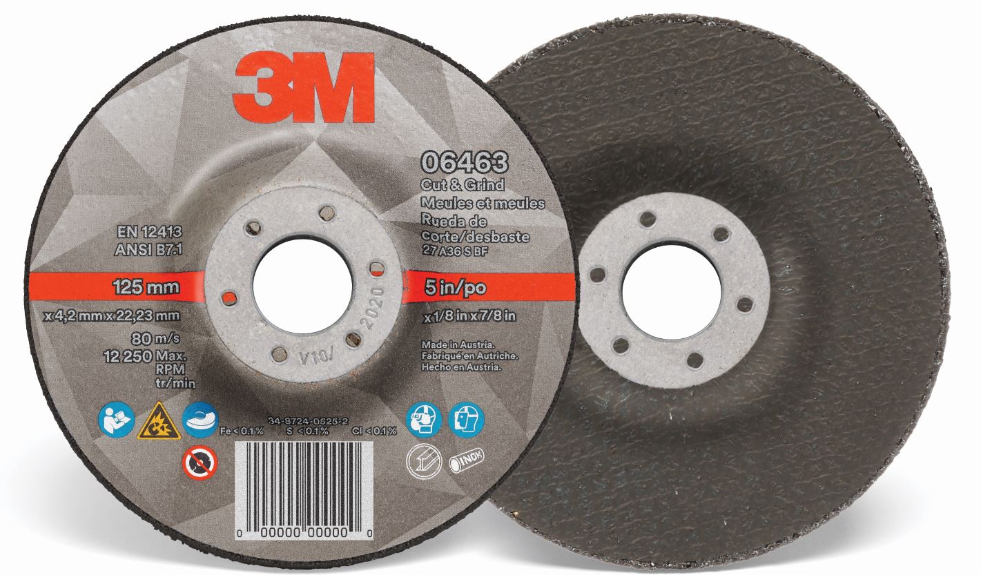 3M Silver Cut and Grind Wheel 180mm x 4.2mm x 22mm