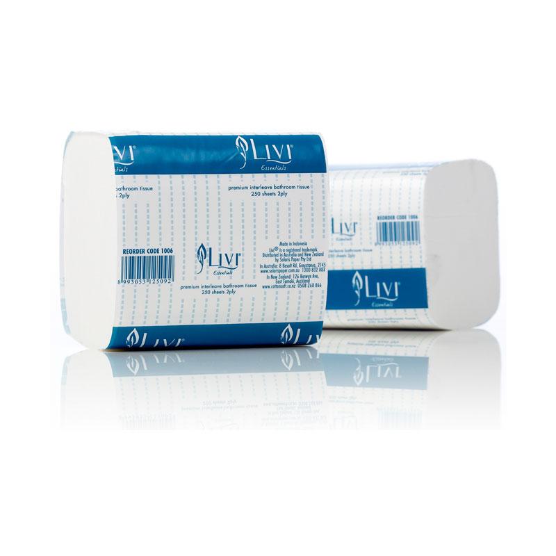 Livi Toilet Tissue 1006 2 Ply 250 Sheets / 36 packs per ctn