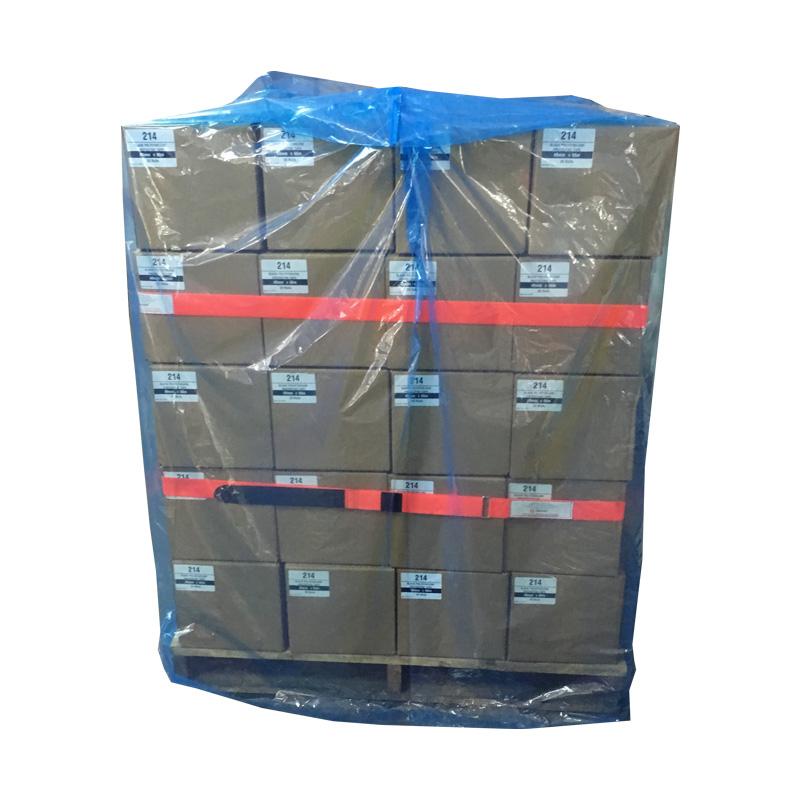 Pallet Bag 40UM BLUE 1220x1220mm Perforated 2m 100 per roll
