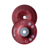3M Backup Pad Ribbed RED Backed 127mm x M14-2mm Thread - Click for more info