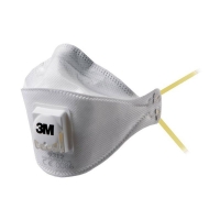 3M Flat Fold Particulate Respirator 9312 P1 valved 12 bx/ct - Click for more info