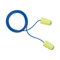 3M EA-Rsoft Yellow Corded Earplugs LARGE Class 4 200 per box - Click for more info
