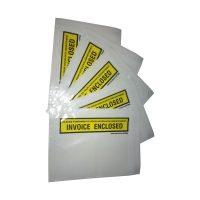 Invoice Enclosed BLACK ON YELLOW 150mmx115mm 1000 per box - Click for more info