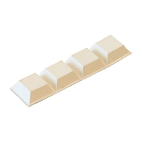 3M SJ5523 Tapered Square Bumpons WHITE - Click for more info