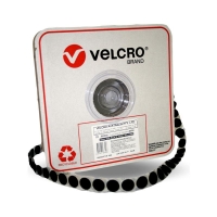 VELCRO Brand VELCOIN Self Adhesive Hook BLACK 22mm 900 per - Click for more info