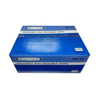Trugrade Raytex Wipes MB24 BLUE 38x38cm 240 per carton