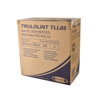 Trugrade TruLoLint Wipes TLL85 WHITE 4 rolls per carton