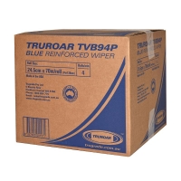Trugrade TruRoar Wipes TVB94 BLUE 24.5cmx70m 4 per ctn